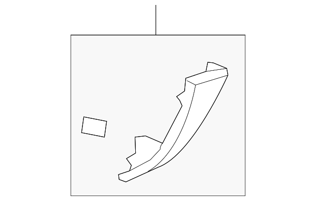 Filler Assembly-I/P Lower                      *Brick - GM (25913298)