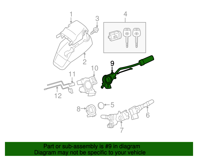 3305534010 Shift Lever 20072013 Toyota Tundra Lithia Toyota Parts