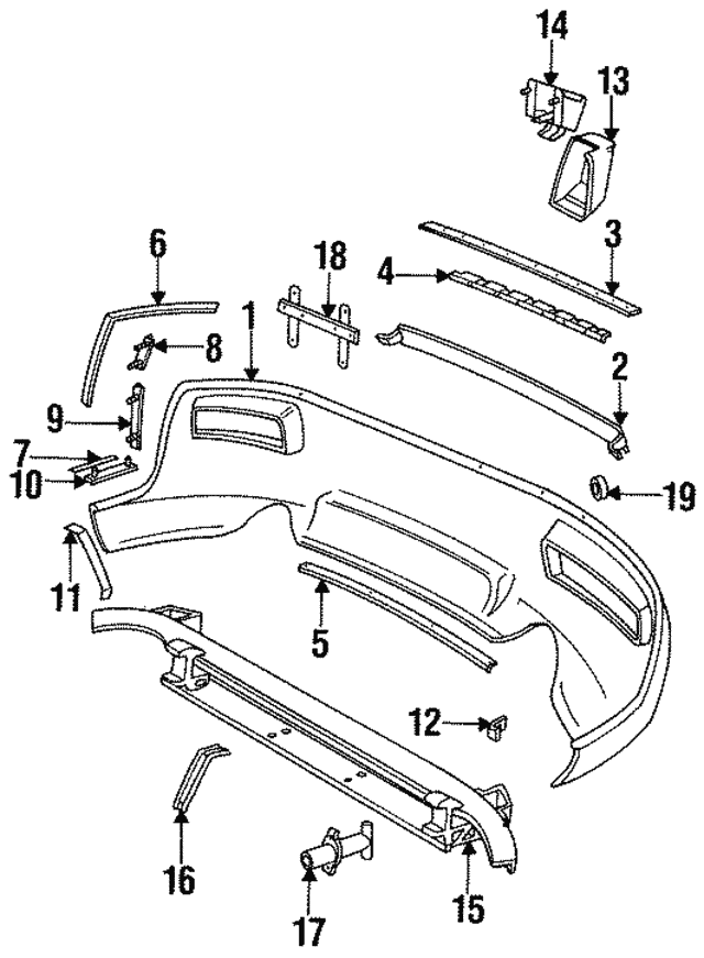 19931995 Porsche 928 Molding 92850531700 Porsche Marin