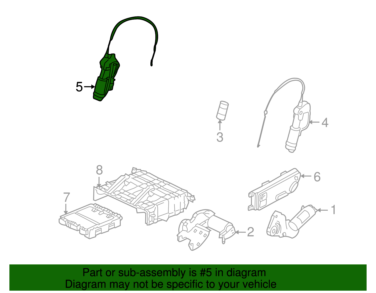 Adjust Motor - Volkswagen (7L0-959-705)