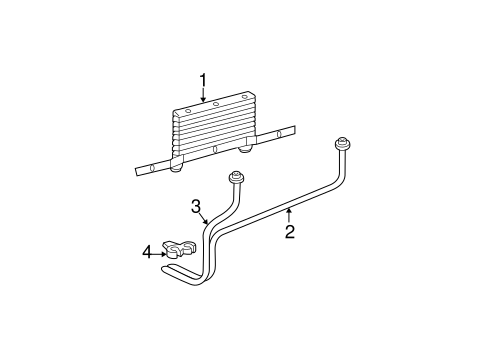 Trans Oil Cooler for 2004 Cadillac Escalade EXT #0