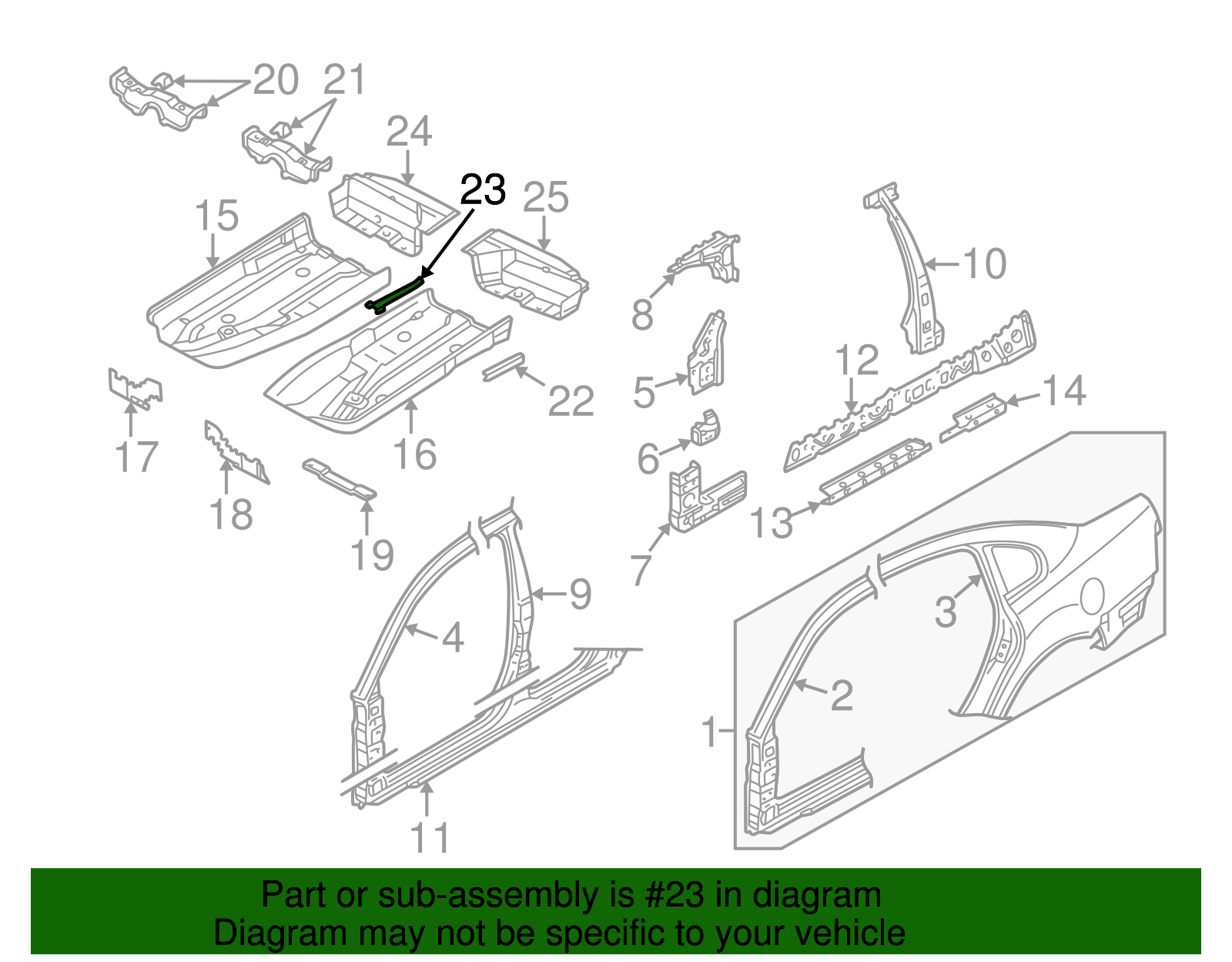 Channel - Volkswagen (8E0803251A)