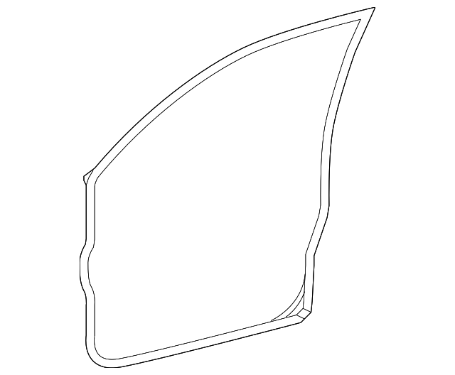 TOYOTA OEM 0516 Rear DoorWeatherstrip Seal Left 6787404011