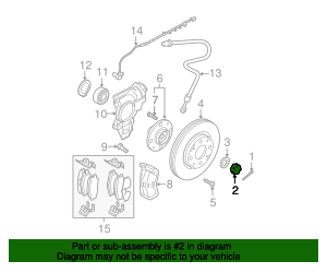Genuine OEM Hyundai/Kia Castle Nut - Part # 49551-21000 / 4955121000, Original Factory Part