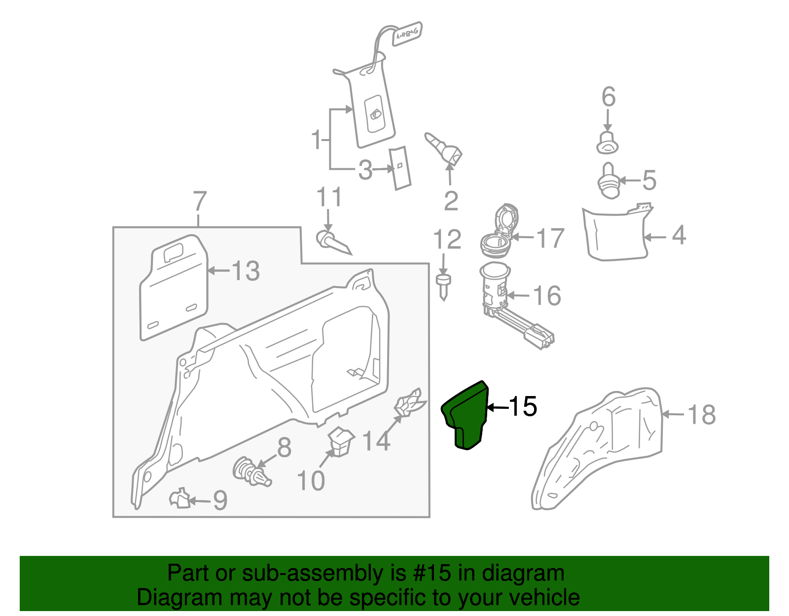 Bracket - Volkswagen (7L6-860-683)