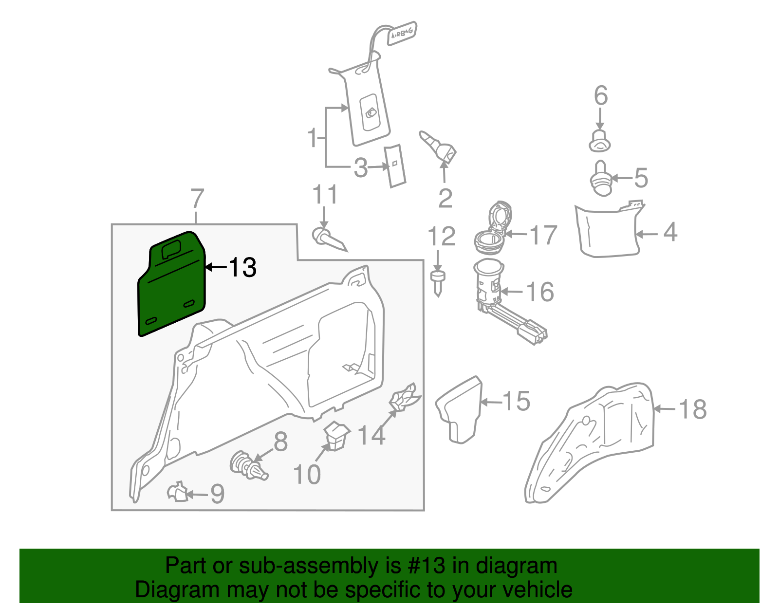 Cover - Volkswagen (7L6-867-461-C-7Q6)