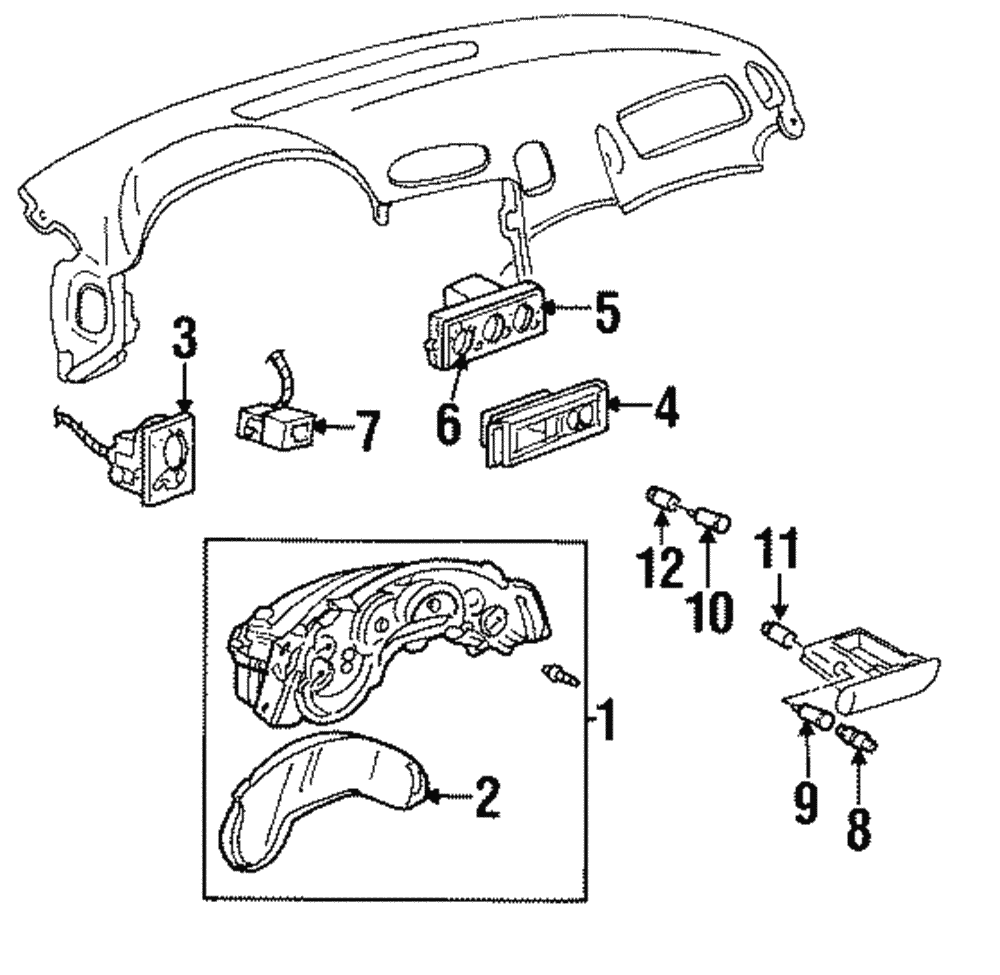Hazard Warning Flasher - GM (9442874)