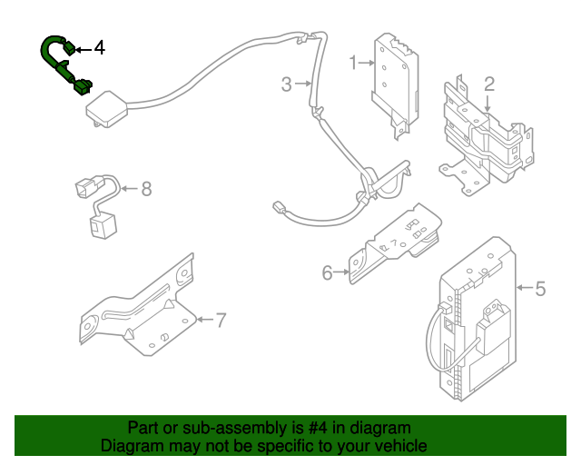 2016-2017 Nissan Leaf Feed Line 28242-4NR0A | TascaParts.com