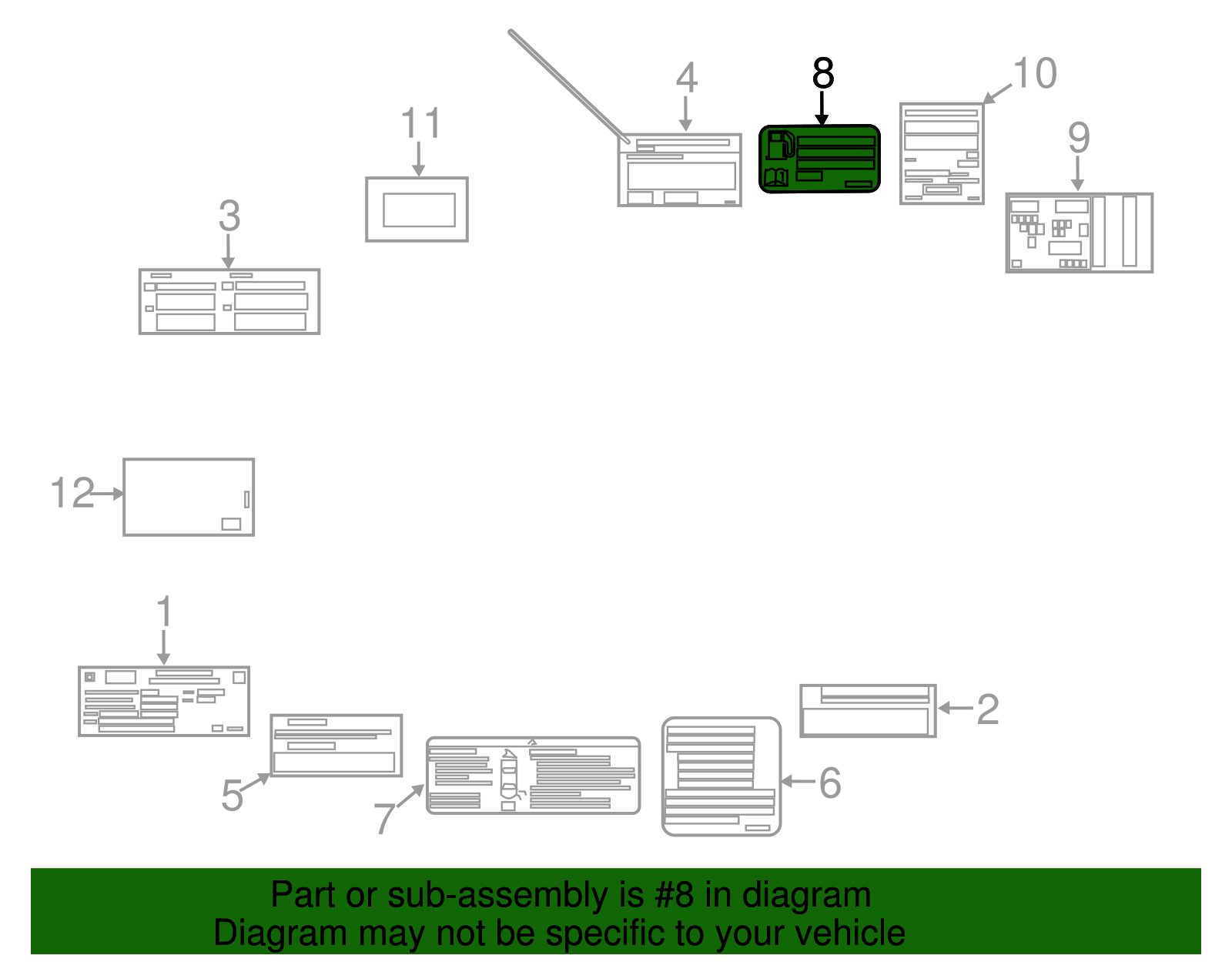 Fuel Information Label - Buick (92229719)