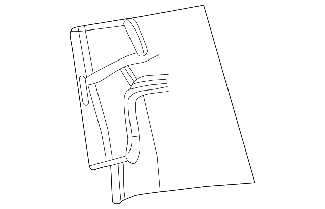 3rd Row Seat Back Pad - GM (89042287)
