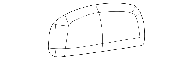 Medium Dark Cashmere 3rd Row Seat Head Restraint Cover - GM (89042960)