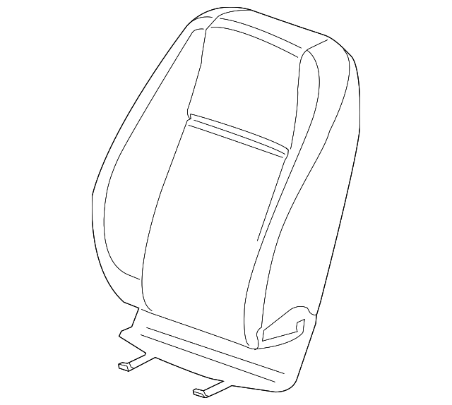 42506372 GM Jet Black Driver Seat Back Cover GM Parts Store