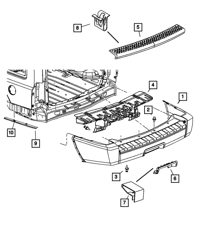 thumbnail image 2 of Mopar Performance 55157476AD Bracket - Genuine MOPAR Replacement Part 2 of 14
