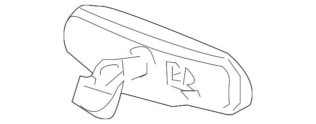 Inside Rearview Mirror - GM (25855328)