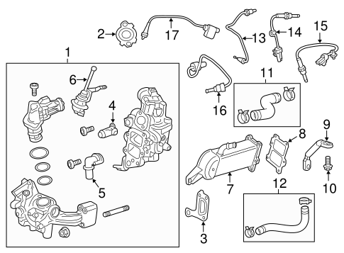 Emission Components for 2020 GMC Savana 3500 #1