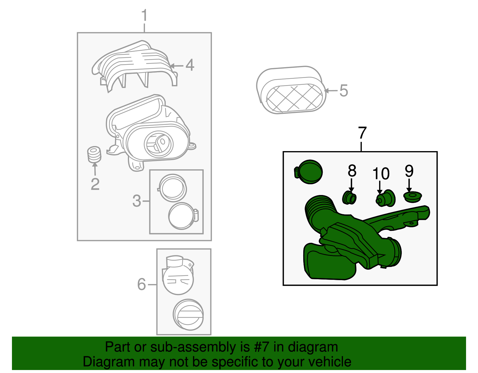 Duct Assembly-A/Cl Otlt - GM (10359025)
