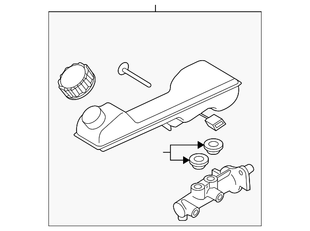 2007 2015 Mazda Cx 9 Master Cylinder Td11 43 40za Mazda Parts
