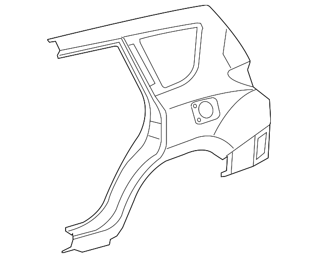 20062012 Toyota RAV4 Quarter Panel 616020R011 XportAuto