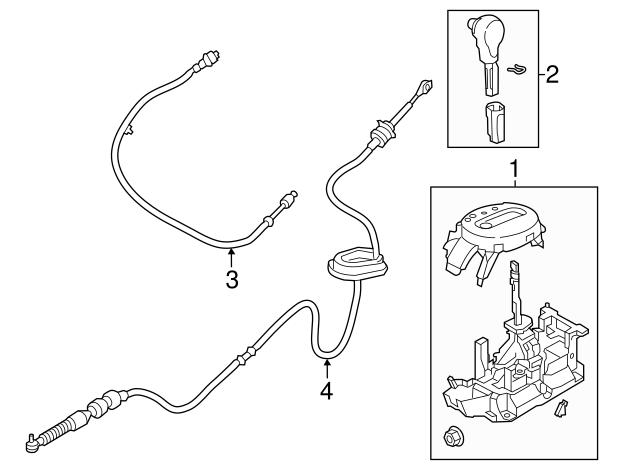 2015-2018 Chevrolet City Express Automatic Transmission Range 