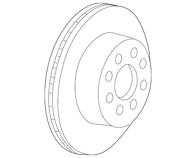 20202024 GM Coated Rear Disc Brake Rotor 13529522 GM