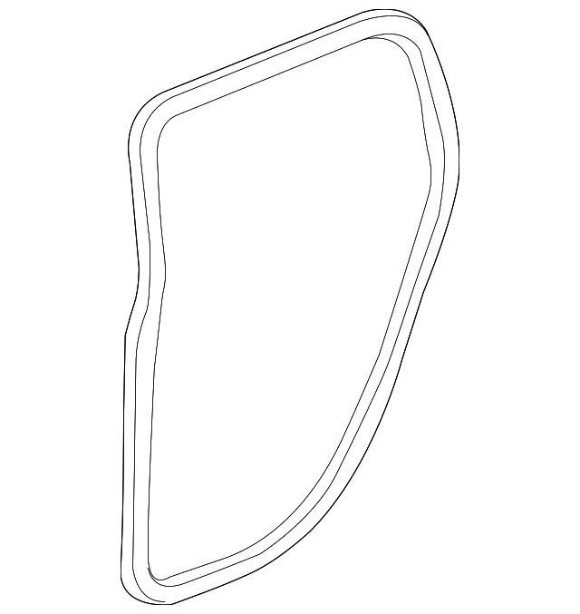 Passenger Side Rear Door Weatherstrip - GM (25910531)
