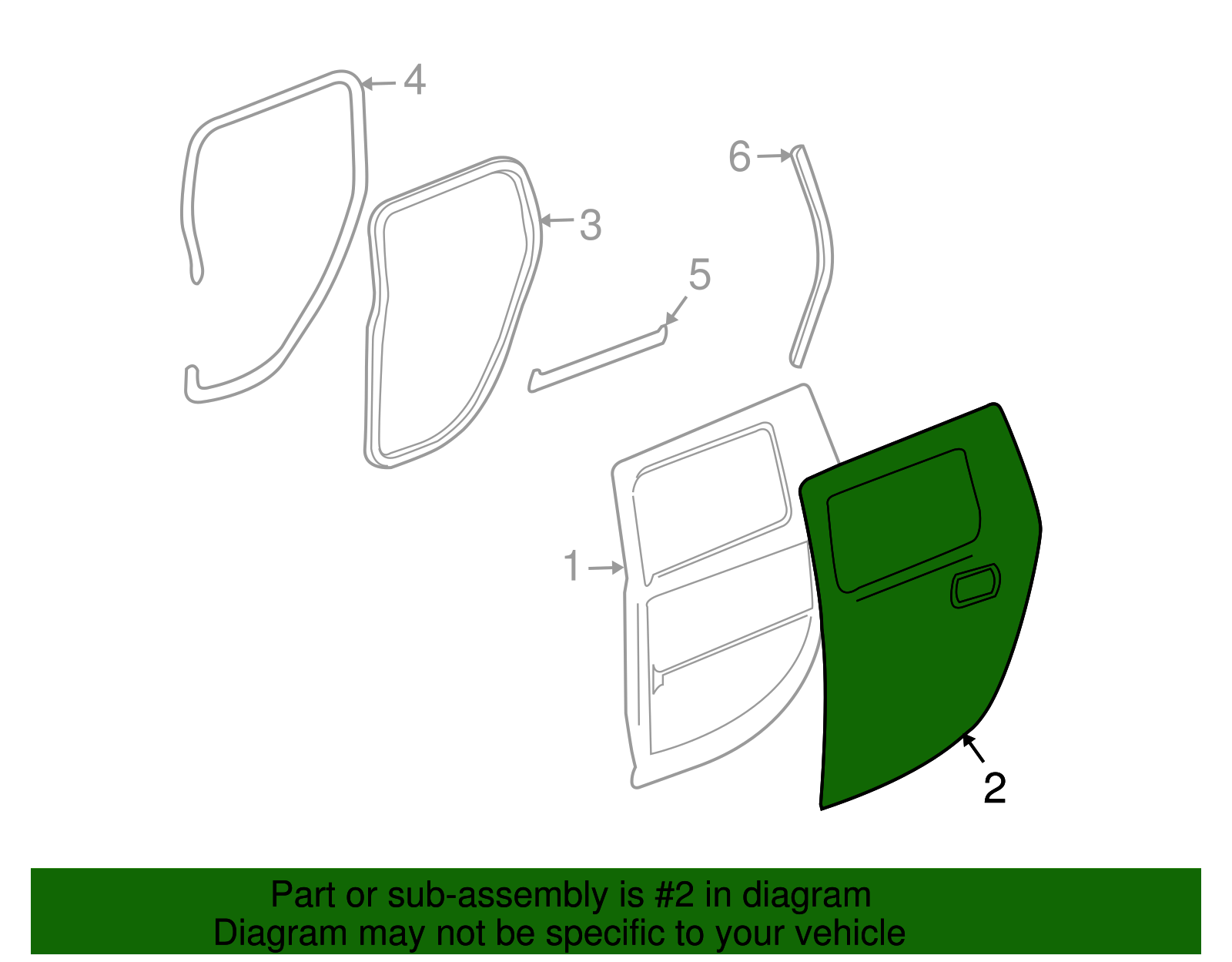 Panel-Rear S/D Otr - GM (15192381)