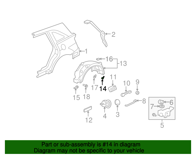 Genuine OEM Acura - Screw, Tapping (5X20) Part# 90103-SDA-A00 | Acura ...