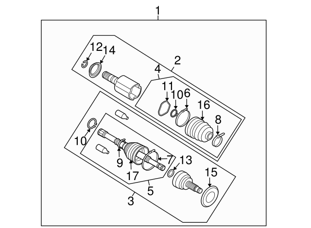 Genuine OEM Subaru Outback Legacy Re-manufactured Axle 2005-2009 SOA966H1300R1 Genuine OEM Subaru Outback Legacy Re-manufactured Axle 2005-2009 SOA966H1300R1