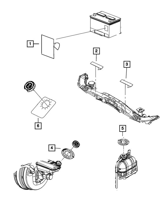 20112022 Mopar Power Steering Fluid Label 5154444AA Mopar Estores