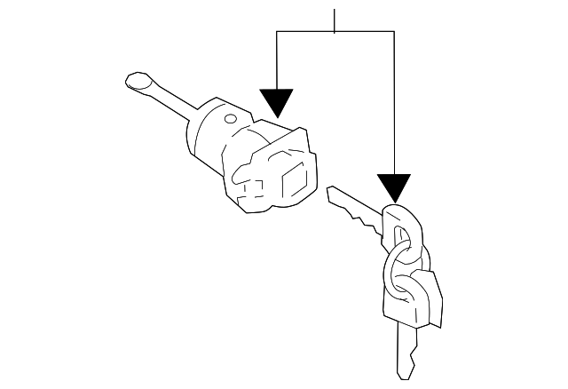 Left Driver Side Door Lock Cylinder With 2 Keys – Fits 2011-2018 Kia Optima