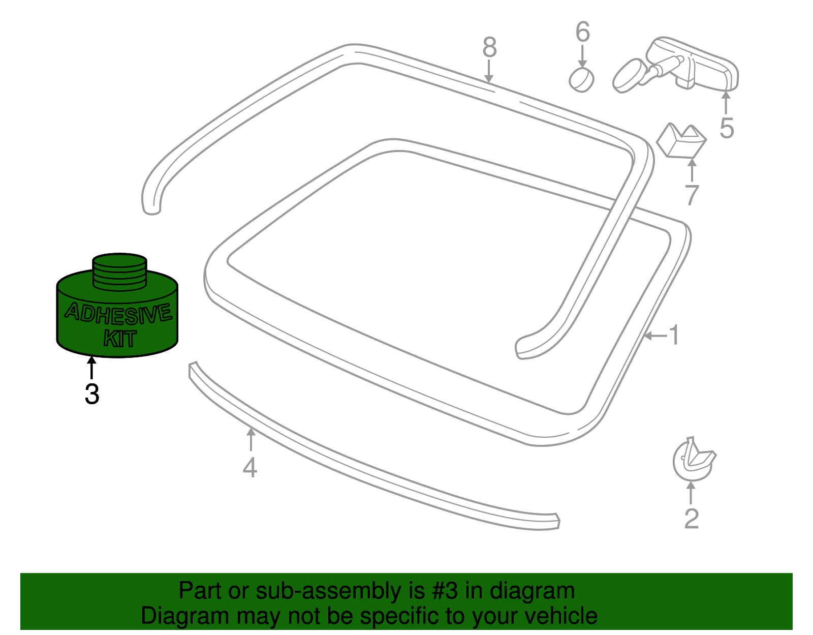 Adhesive Kit - GM (89021329)