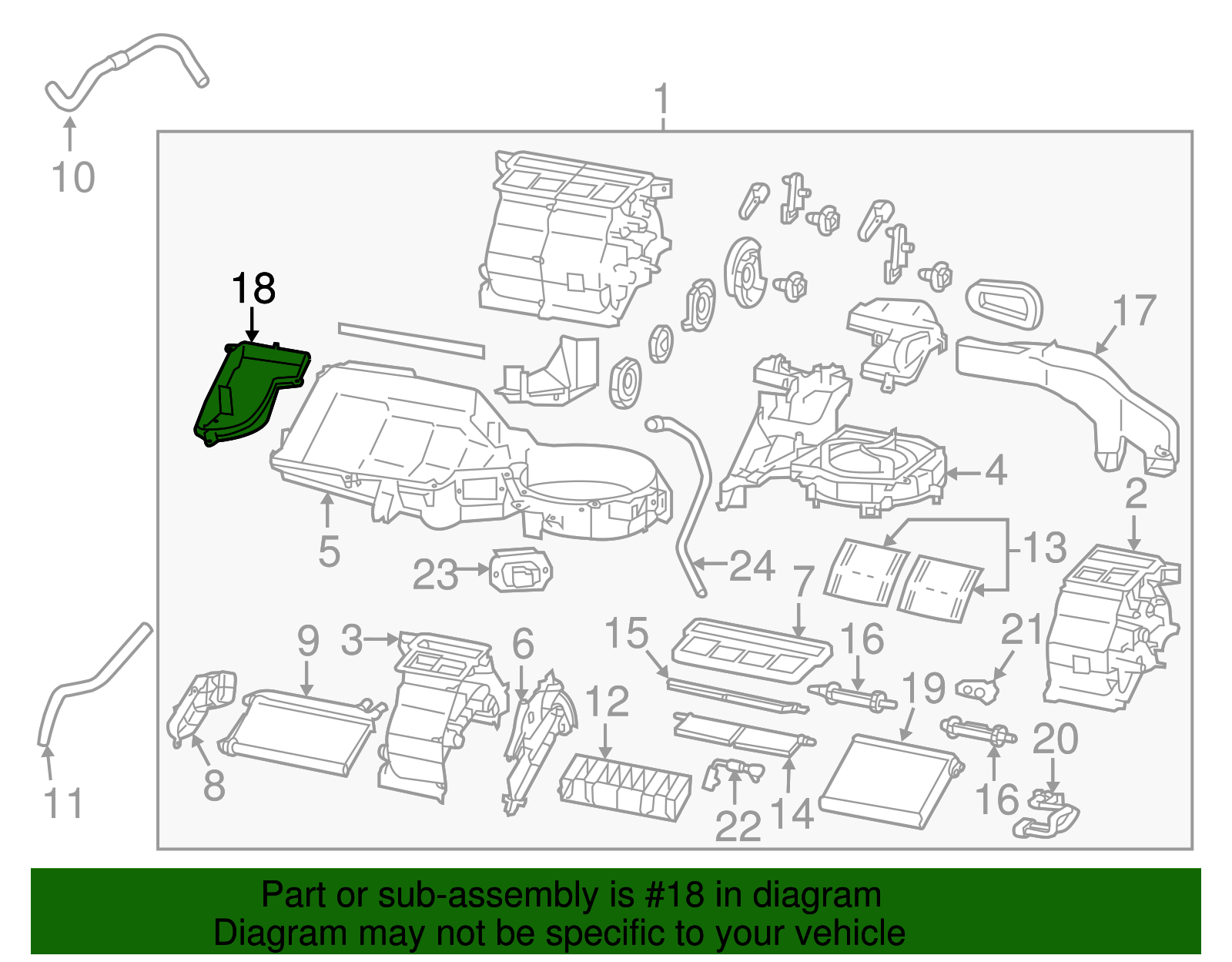 Cabin Air Intake Duct - Scion (SU003-02037)