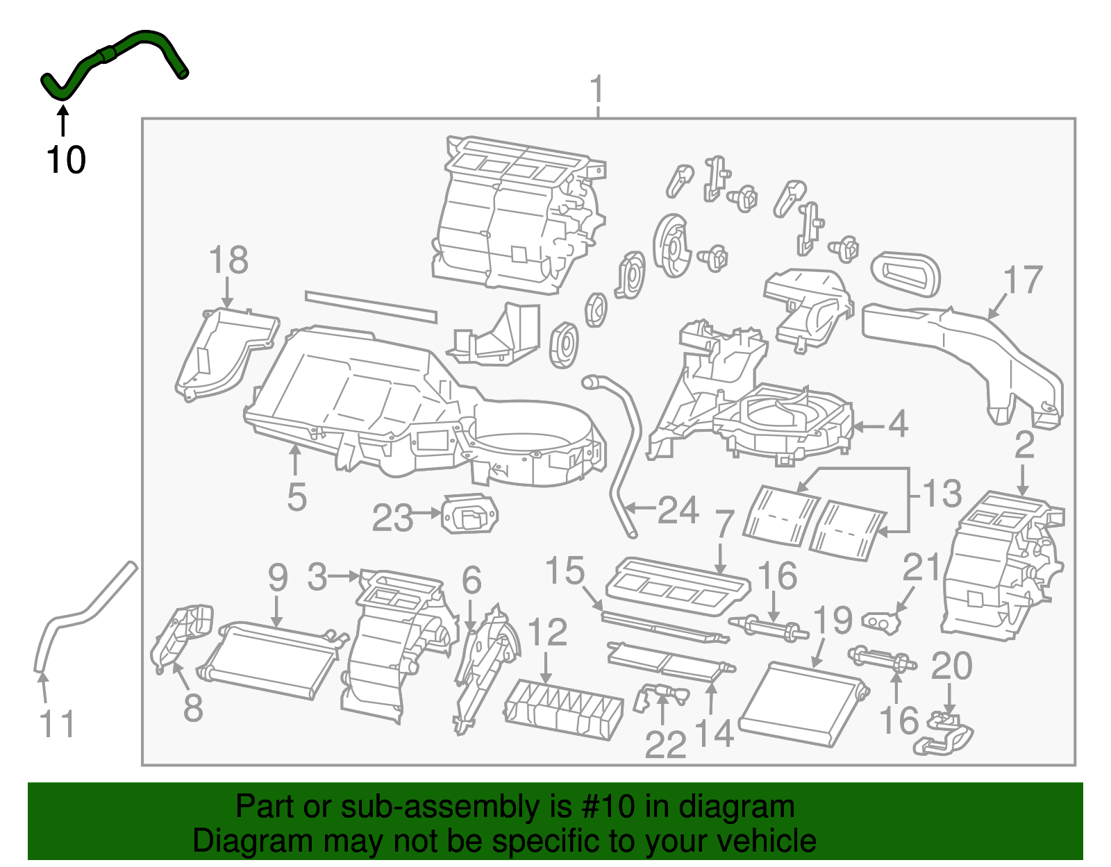 Heater Hose - Scion (SU003-02107)