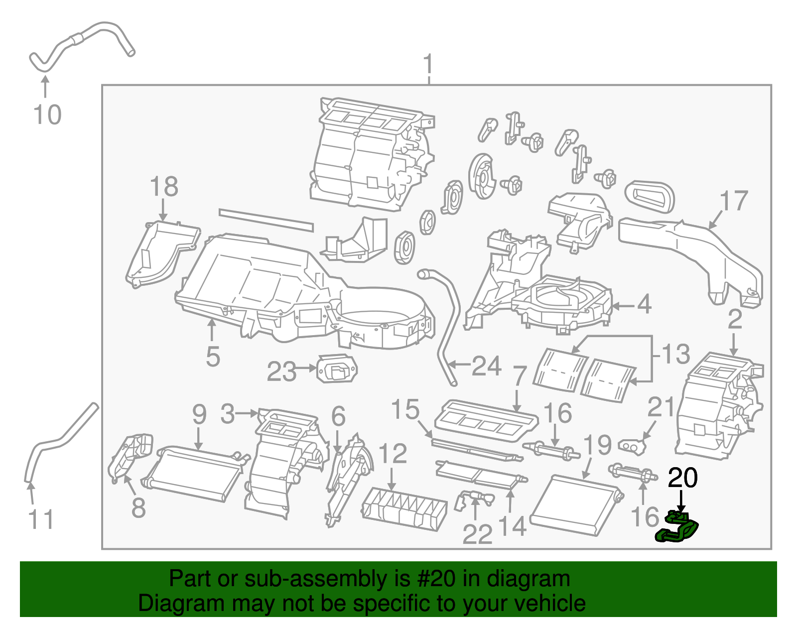Evaporator Tube - Scion (SU003-A0020)