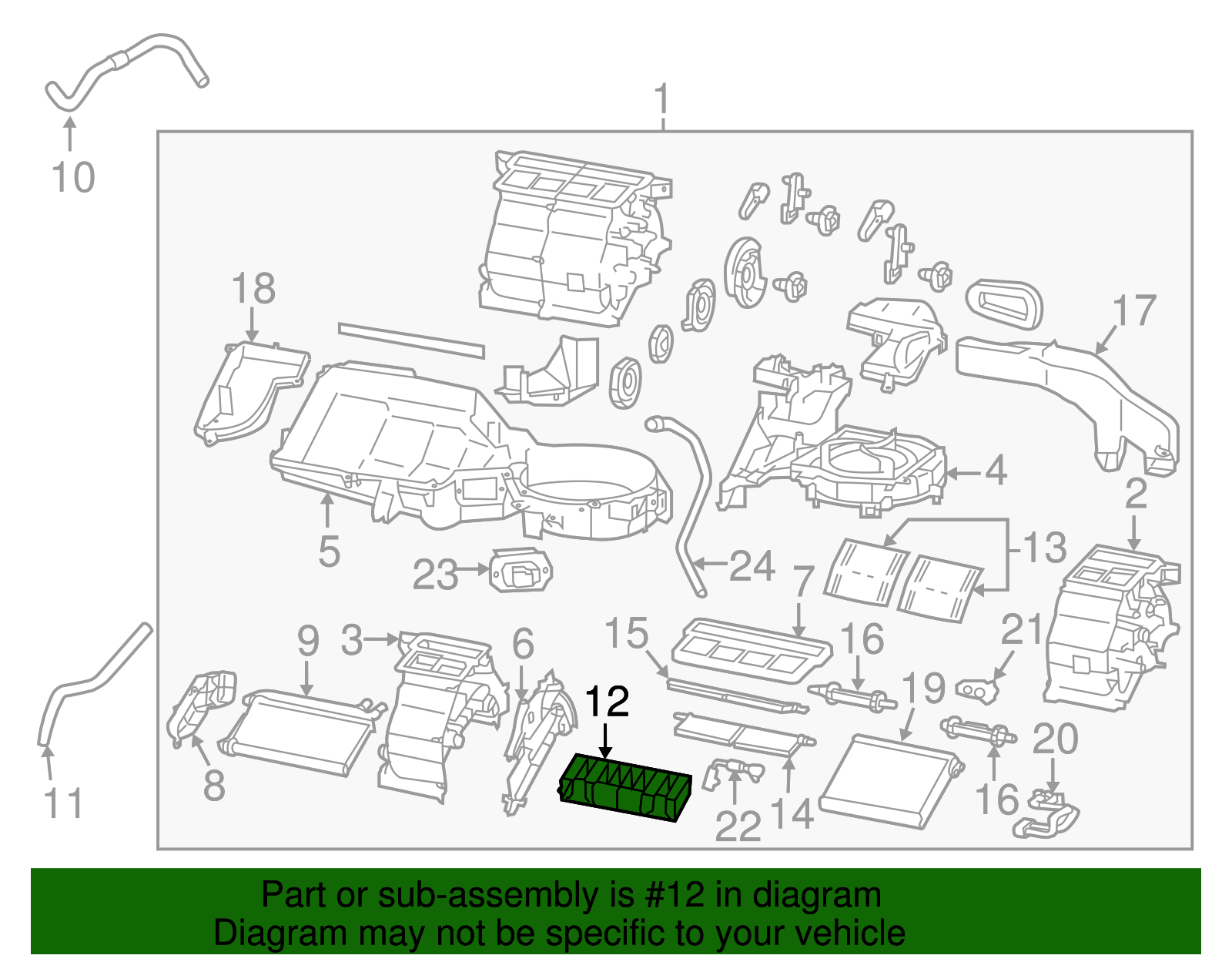 Heater Core Access Cover - Scion (SU003-02062)