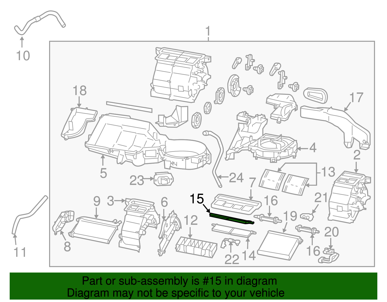 HVAC Mode Door - Scion (SU003-02063)