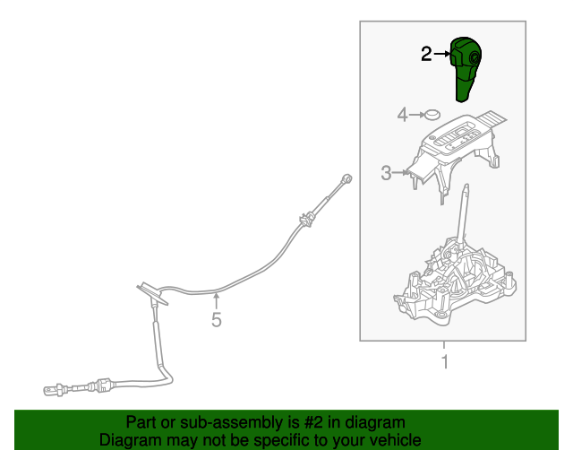 Shift Knob 20102013 Ford (9E5Z7213AA) Wholesale Ford Parts Fast