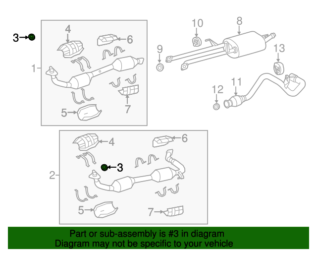 20072023 Toyota Exhaust Pipe Gasket 90917A6002 Toyota Parts
