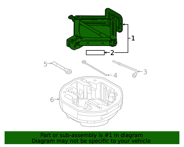 2020-2024 Hyundai Venue Floor Jack 09110-K2000 | OEM Parts Online