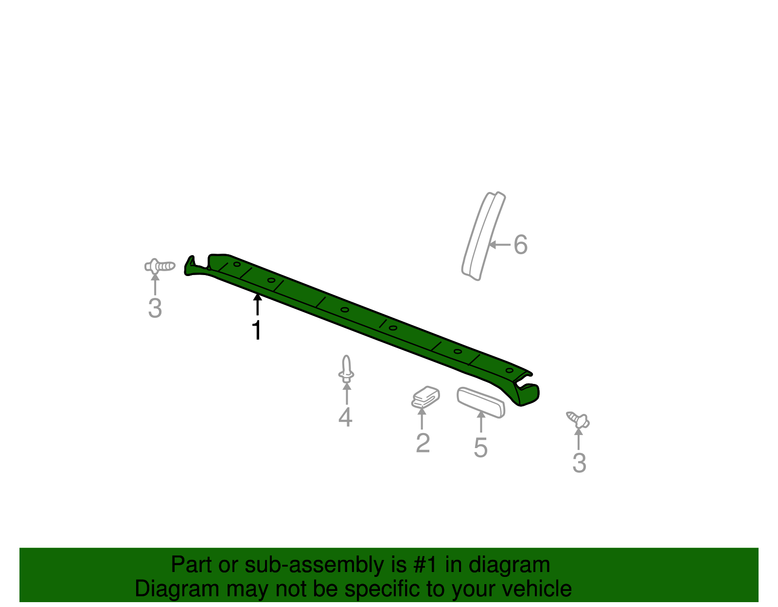 F Molding - GM (12335367)