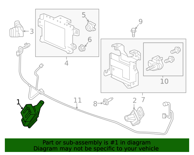 20132021 Honda Ambient Temp Sensor 80525T2FA01 XportAuto