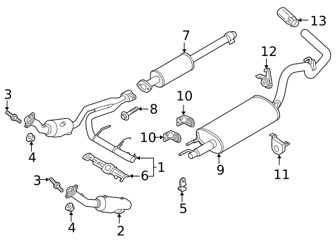 Exhaust Components for 2021 Ford F-150 OEM Parts Online