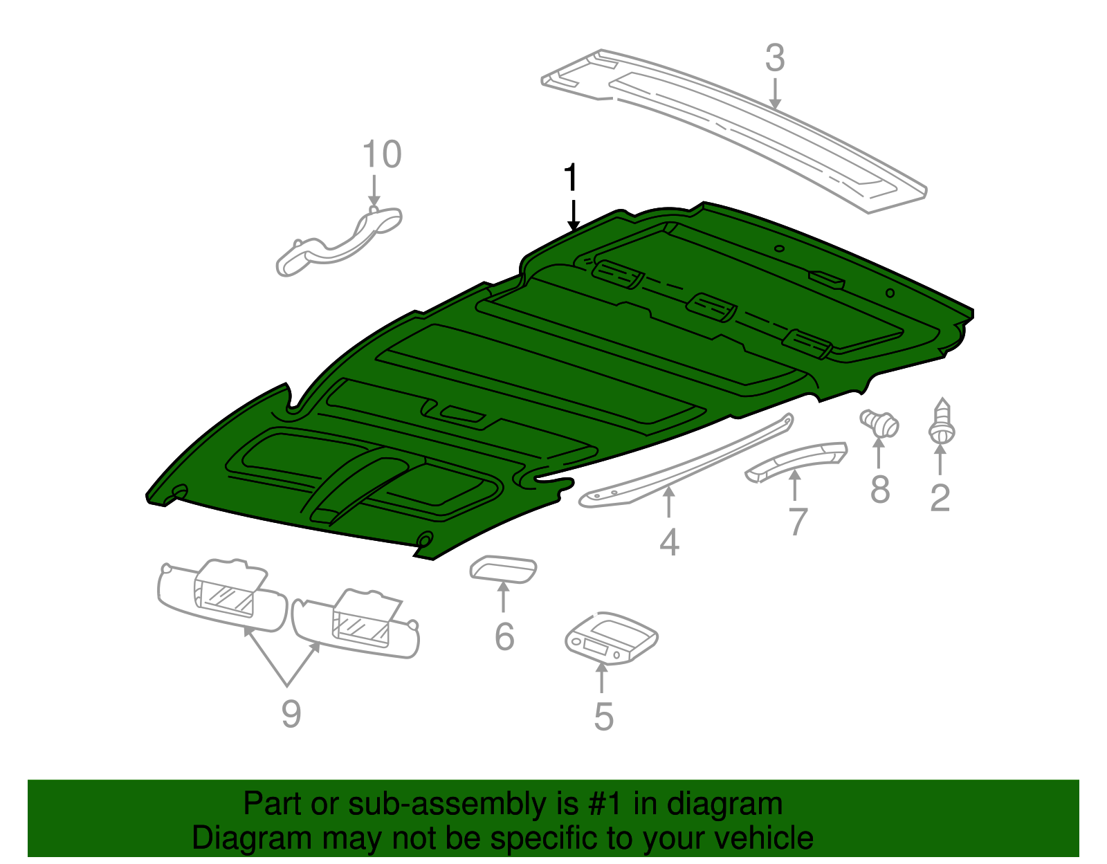 Panel Assembly, Hdlng Tr - GM (88895886)