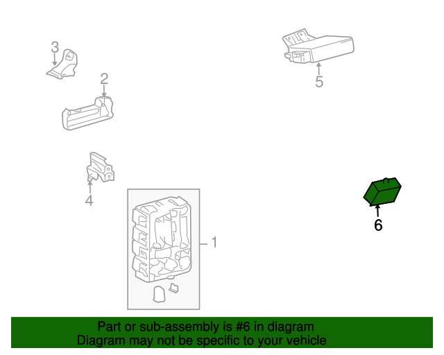 2008-2015 Scion xB Computer Sub Assembly S 85903-06010 | Toyota Parts ...