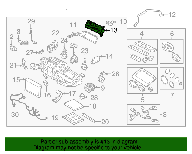 LR093035 Auxiliary Heater 20182020 Land Rover Range Rover Velar