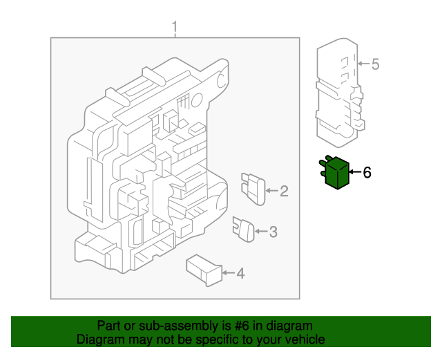 19912023 Mitsubishi HVAC Blower Motor Relay 8627A030