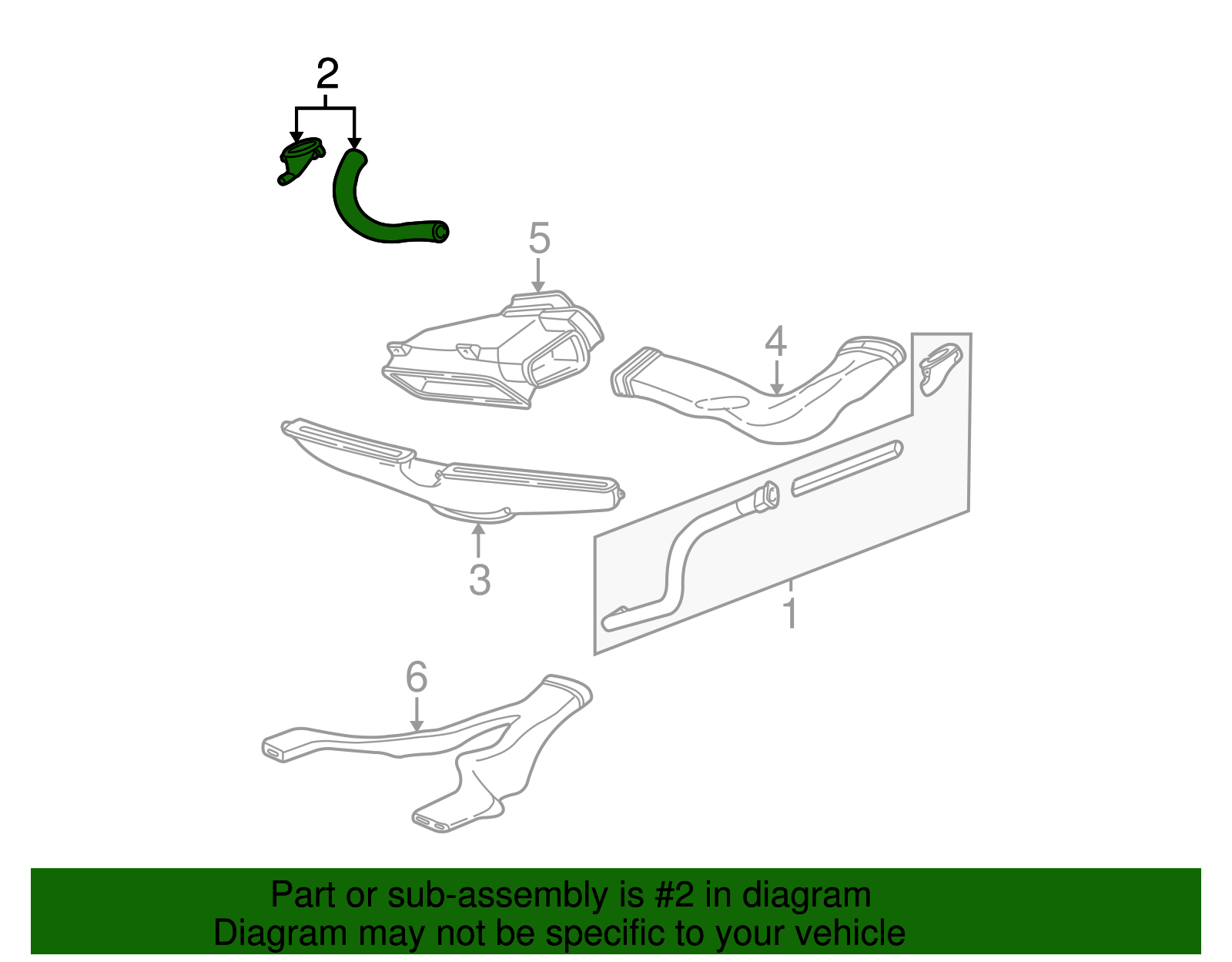 Vent Hose - Ford (YF1Z-19E630-AA)