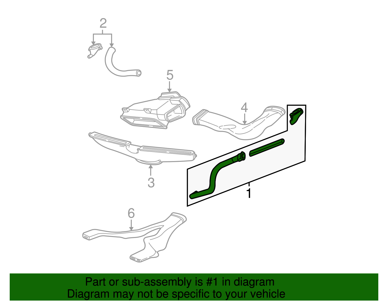 Vent Hose - Ford (YF1Z-19E630-BA)