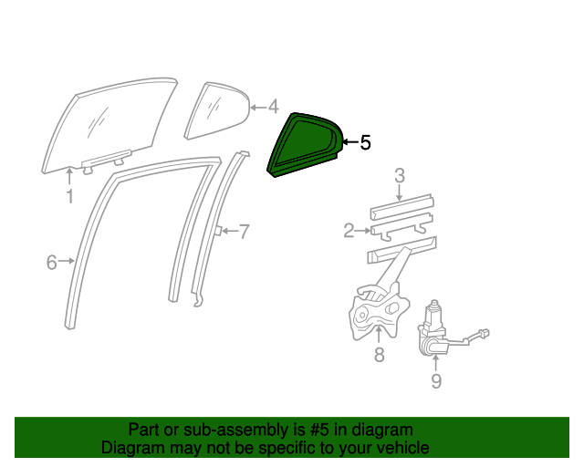 2013-2020 Lexus Glass Weather-Strip 68189-30181 | OEM Parts Online