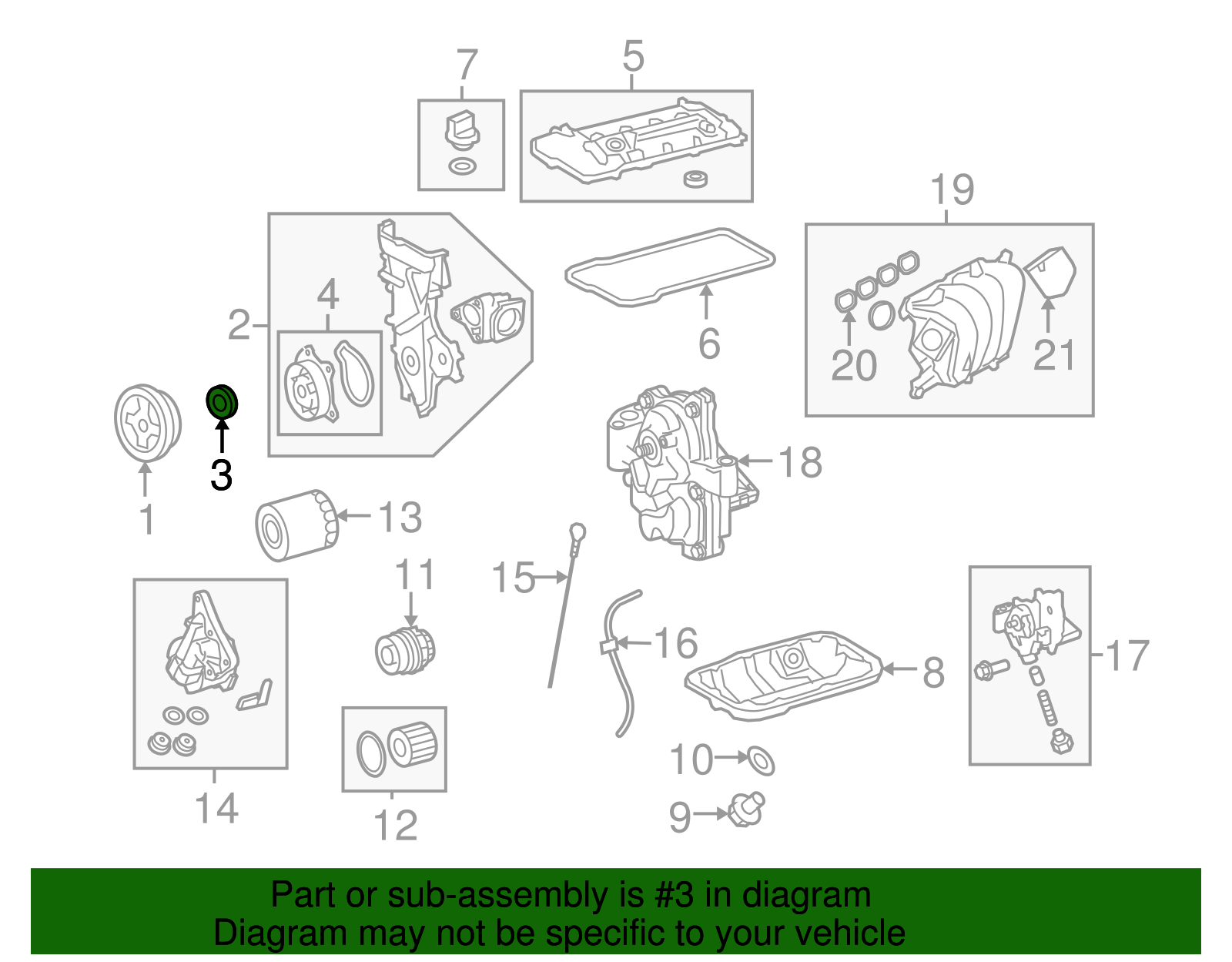 Rear Main Seal - Toyota (90311-A0017)